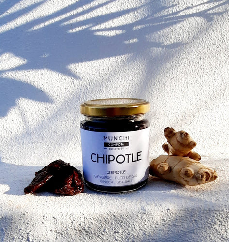 Chutney de chipotle, gengibre e flor de sal