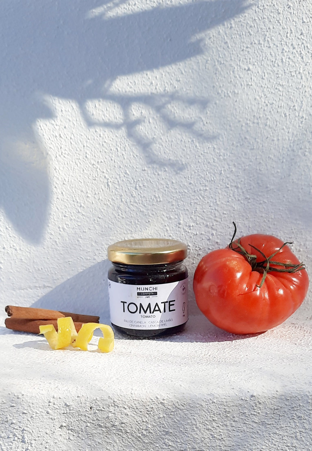 Tomaten-Marmelade, Zimt und Zitronenschale